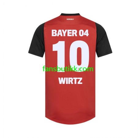 Fotballdrakt Bayer 04 Leverkusen Florian Wirtz 10 Hjemmetrøye 2024-2025 Kortermet